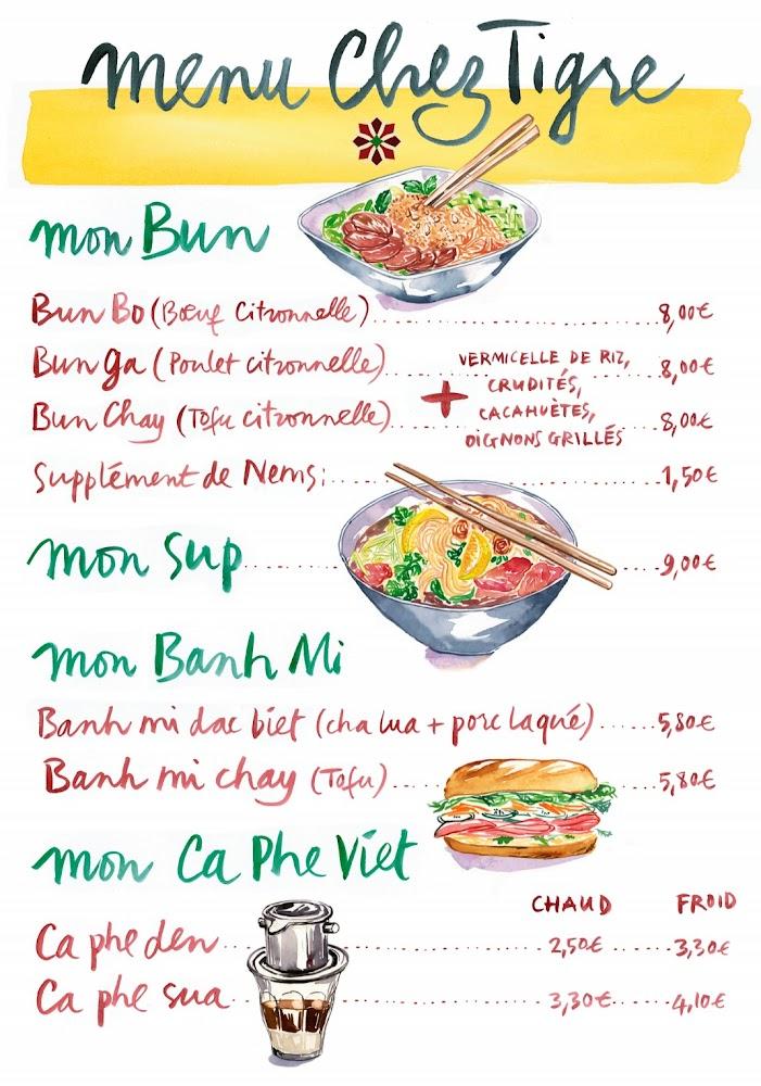 Chez Tigre - Menu Image 1