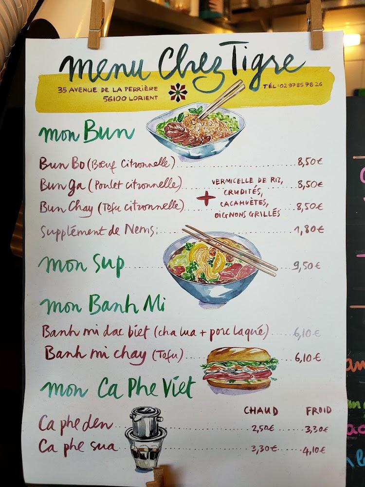 Chez Tigre - Menu Image 2